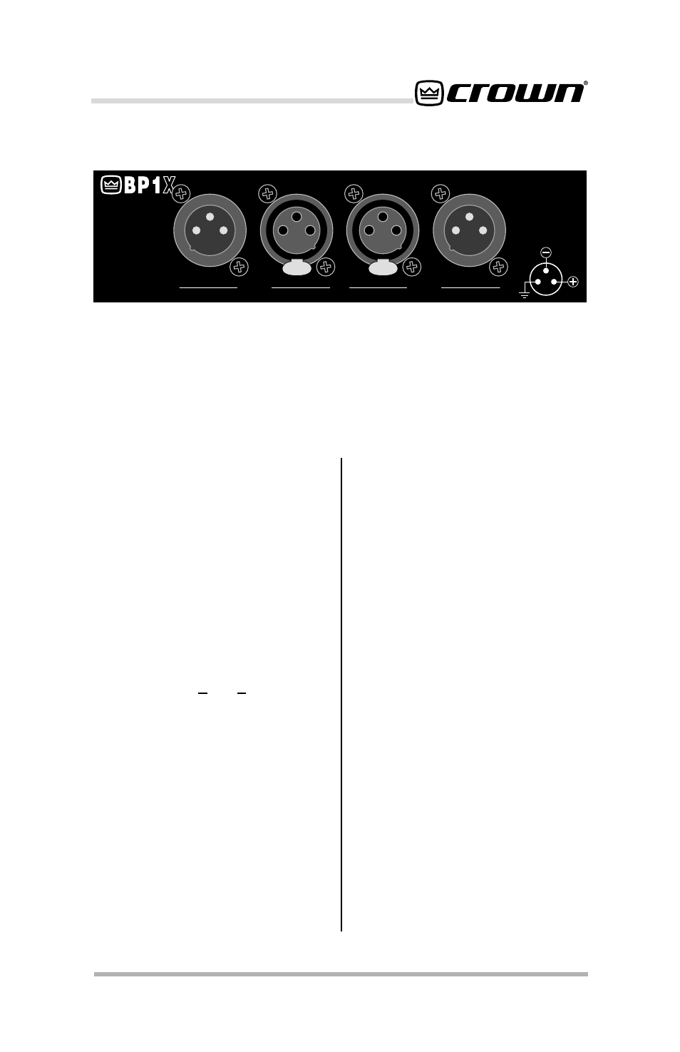 1 welcome, Features, Page 3 p.i.p.–bp1x & p.i.p.–bp1c | Crown Audio P.I.P.-BP1 User Manual | Page 3 / 26