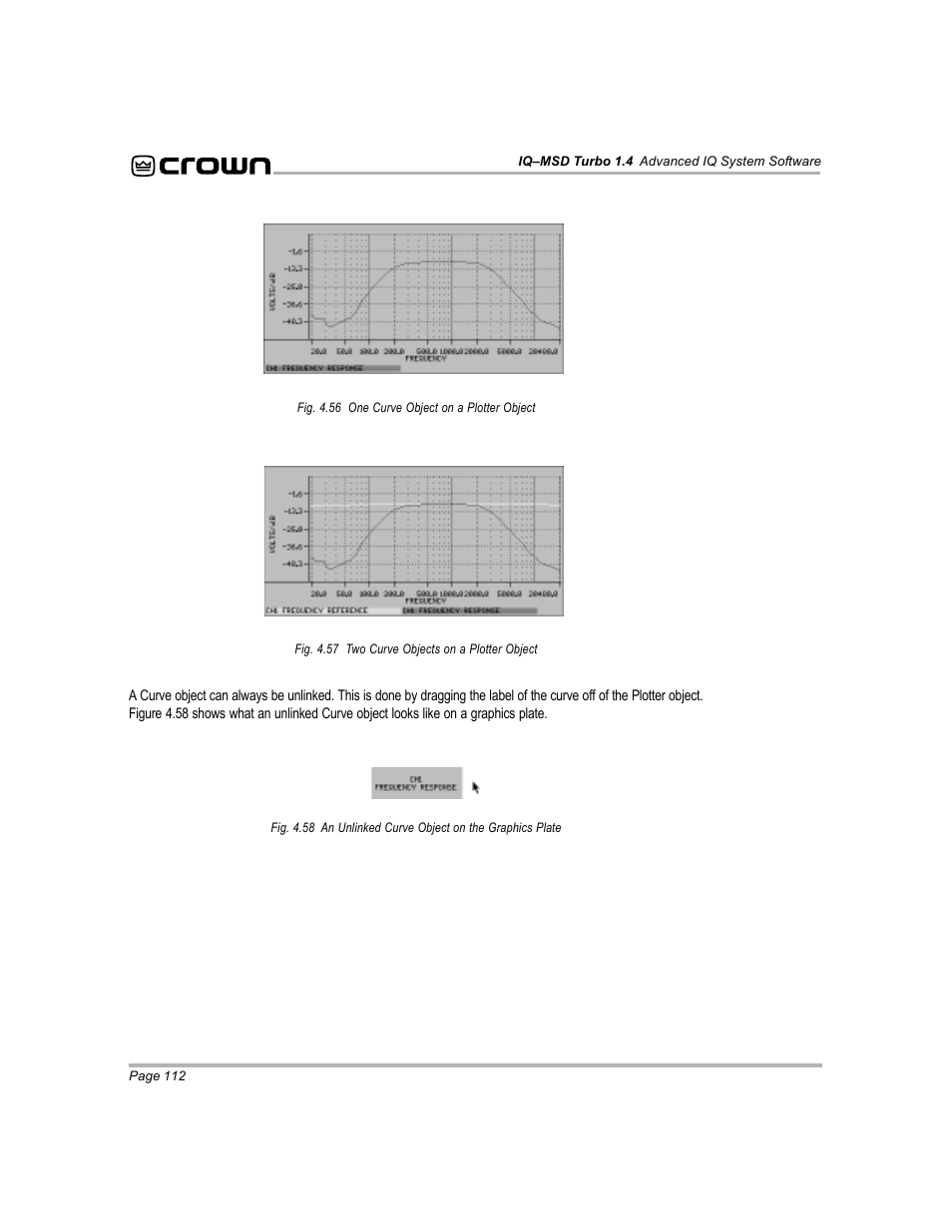 Crown Audio IQ-MSD Turbo Software User Manual | Page 112 / 222