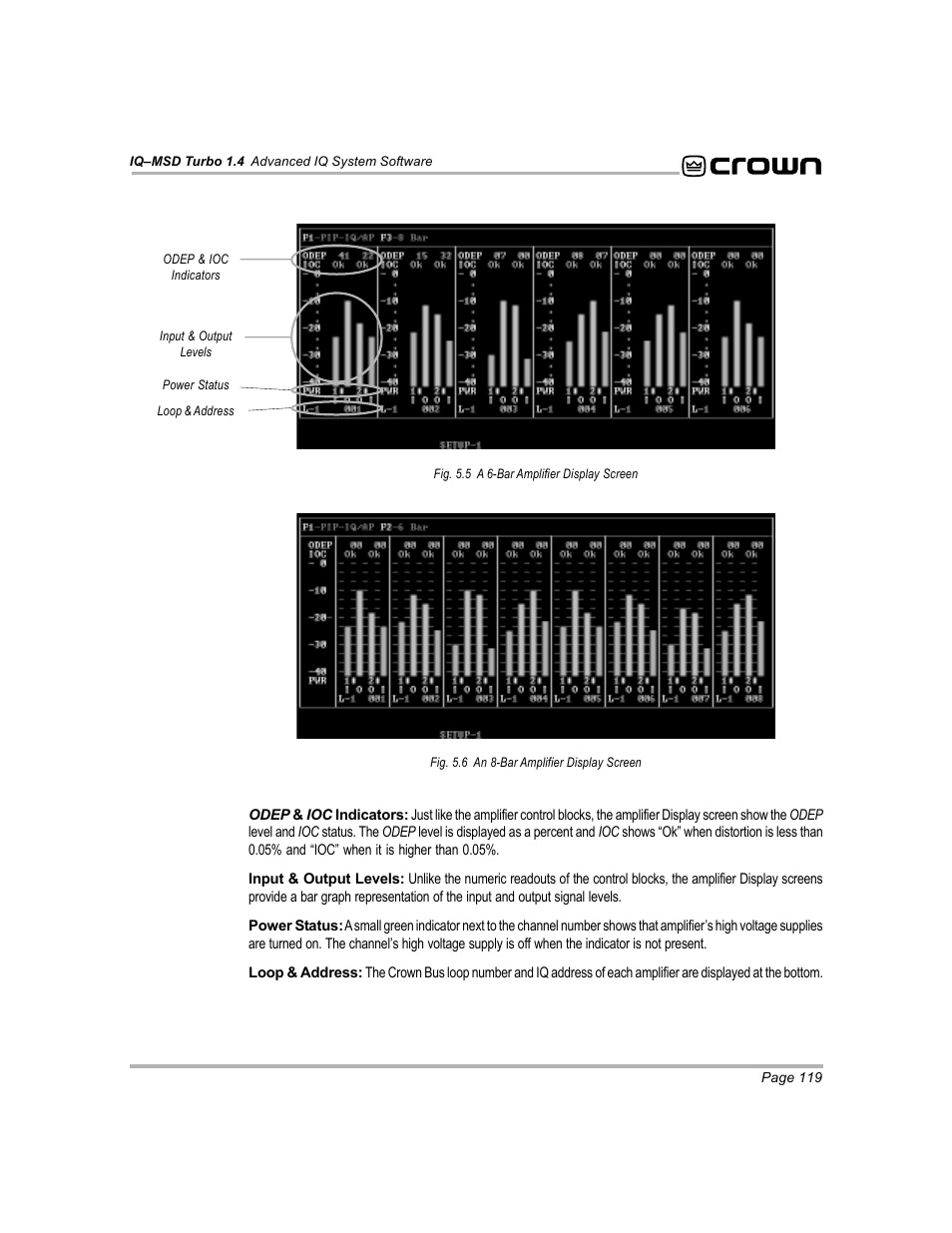 Crown Audio IQ-MSD Turbo Software User Manual | Page 119 / 222