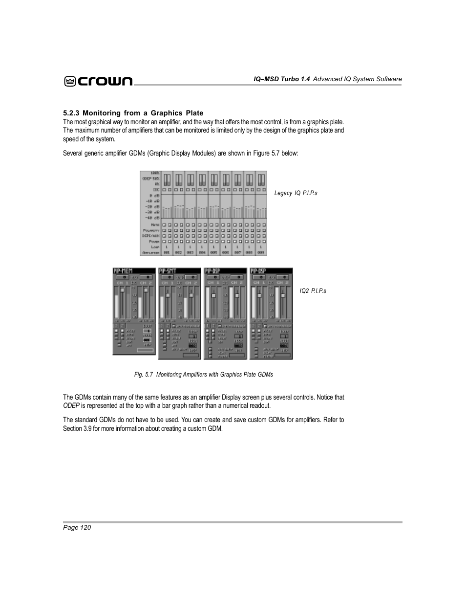Crown Audio IQ-MSD Turbo Software User Manual | Page 120 / 222