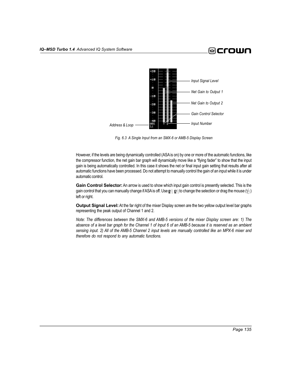 Crown Audio IQ-MSD Turbo Software User Manual | Page 135 / 222