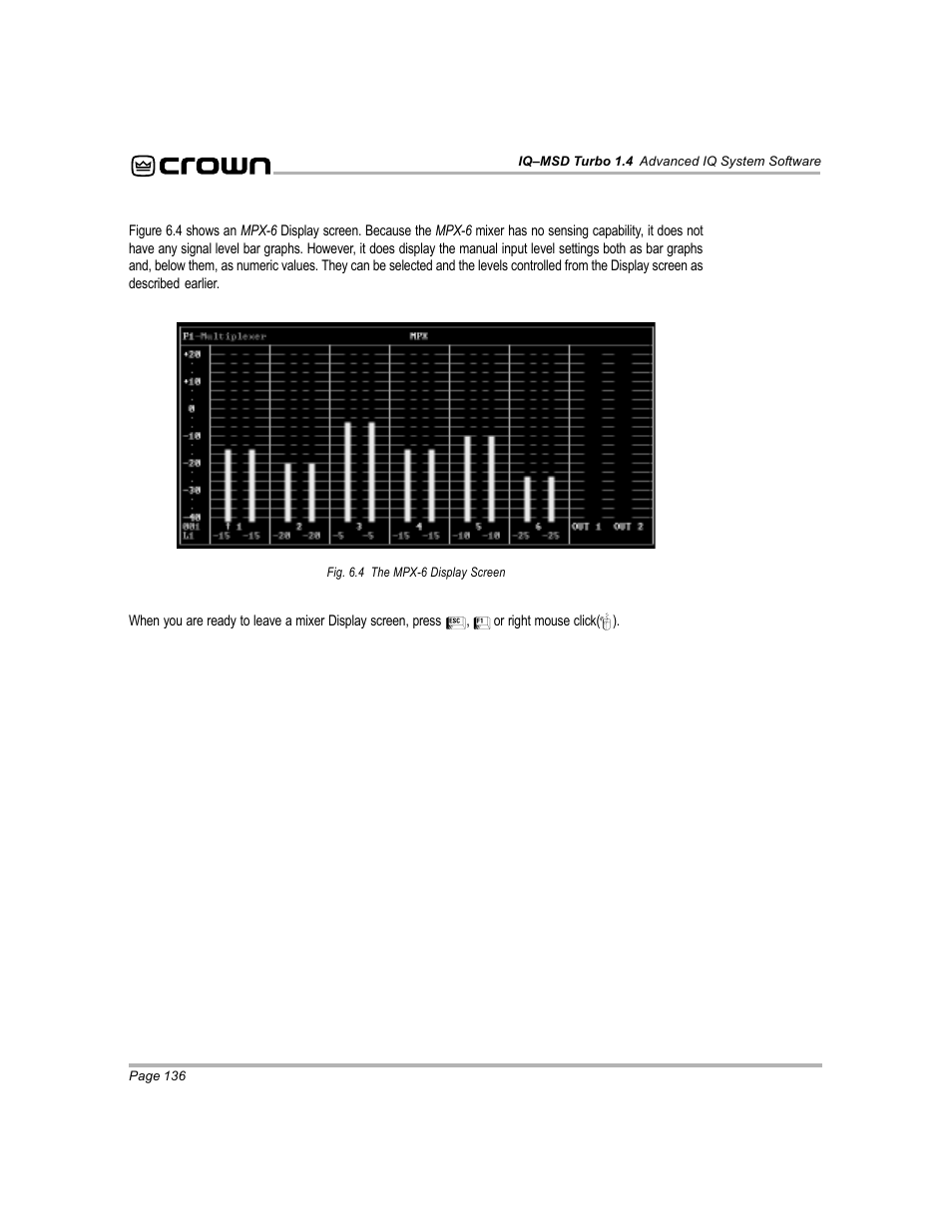 Crown Audio IQ-MSD Turbo Software User Manual | Page 136 / 222