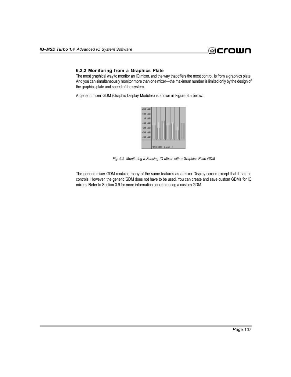 Crown Audio IQ-MSD Turbo Software User Manual | Page 137 / 222