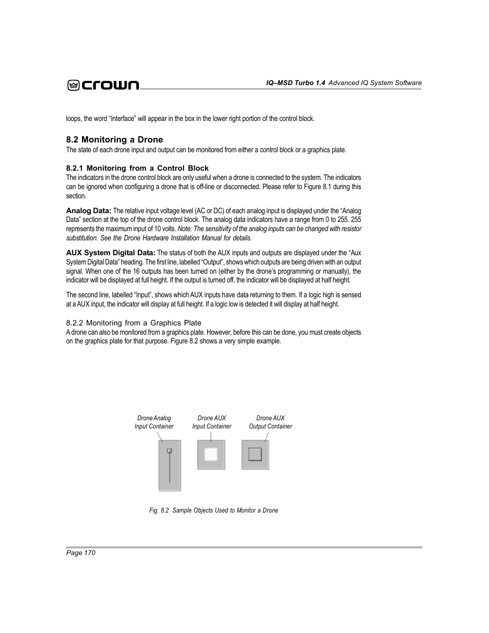 Crown Audio IQ-MSD Turbo Software User Manual | Page 170 / 222