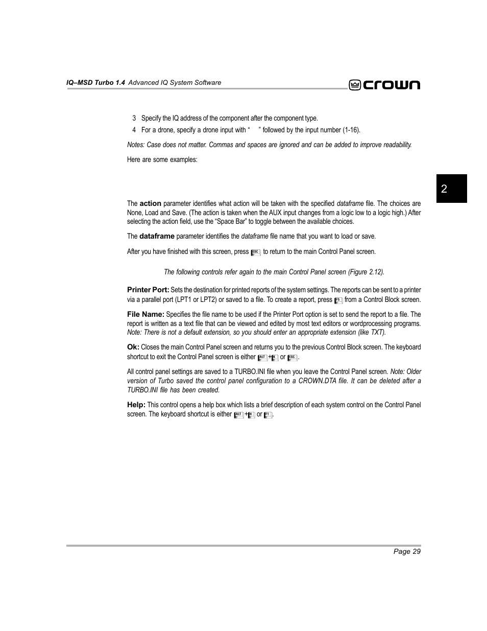 Crown Audio IQ-MSD Turbo Software User Manual | Page 29 / 222