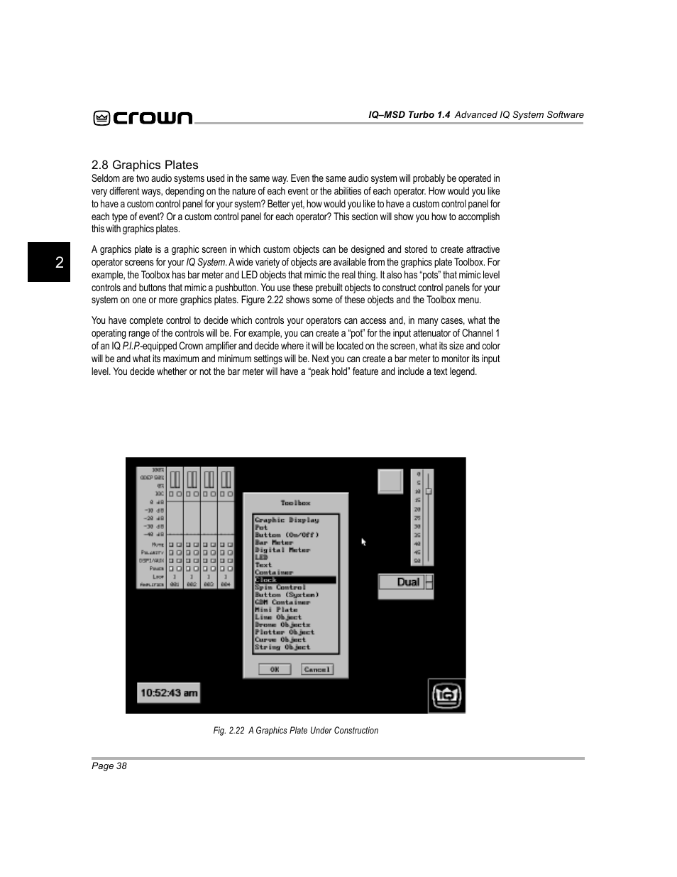 Crown Audio IQ-MSD Turbo Software User Manual | Page 38 / 222