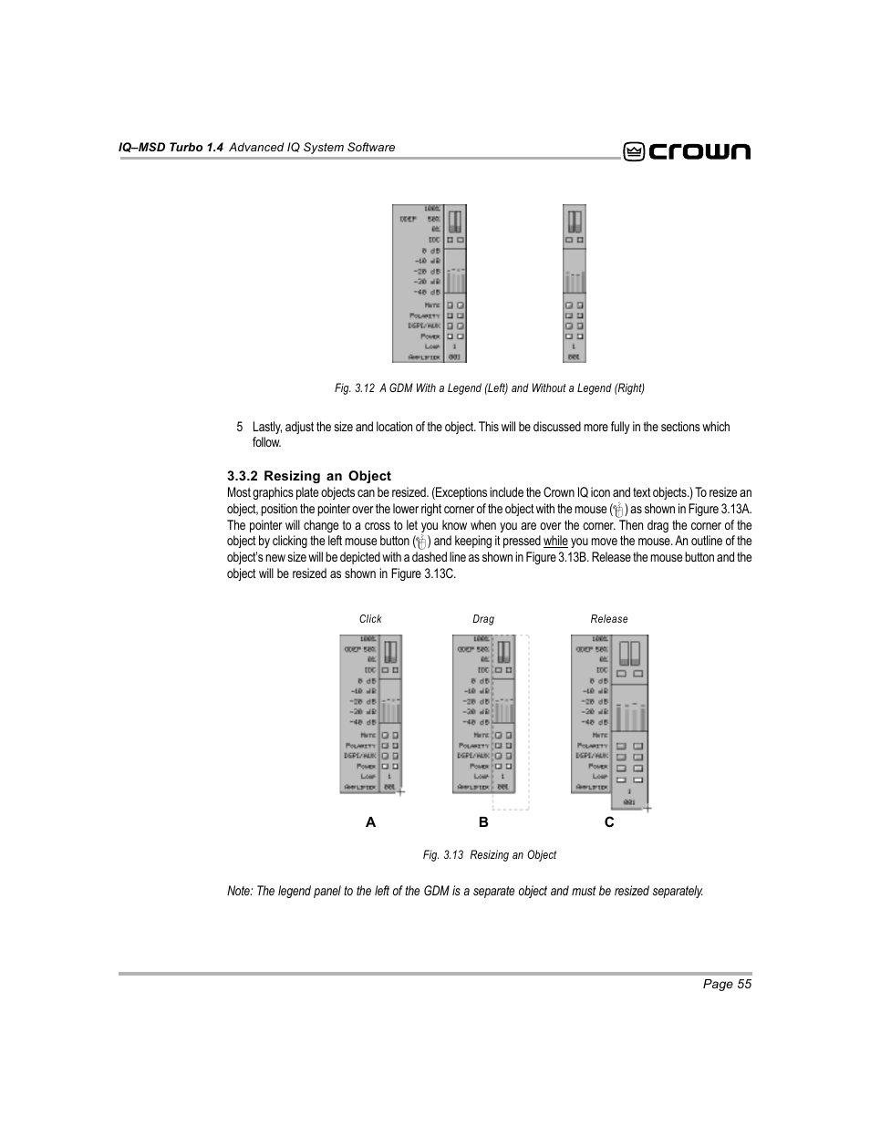 Crown Audio IQ-MSD Turbo Software User Manual | Page 55 / 222