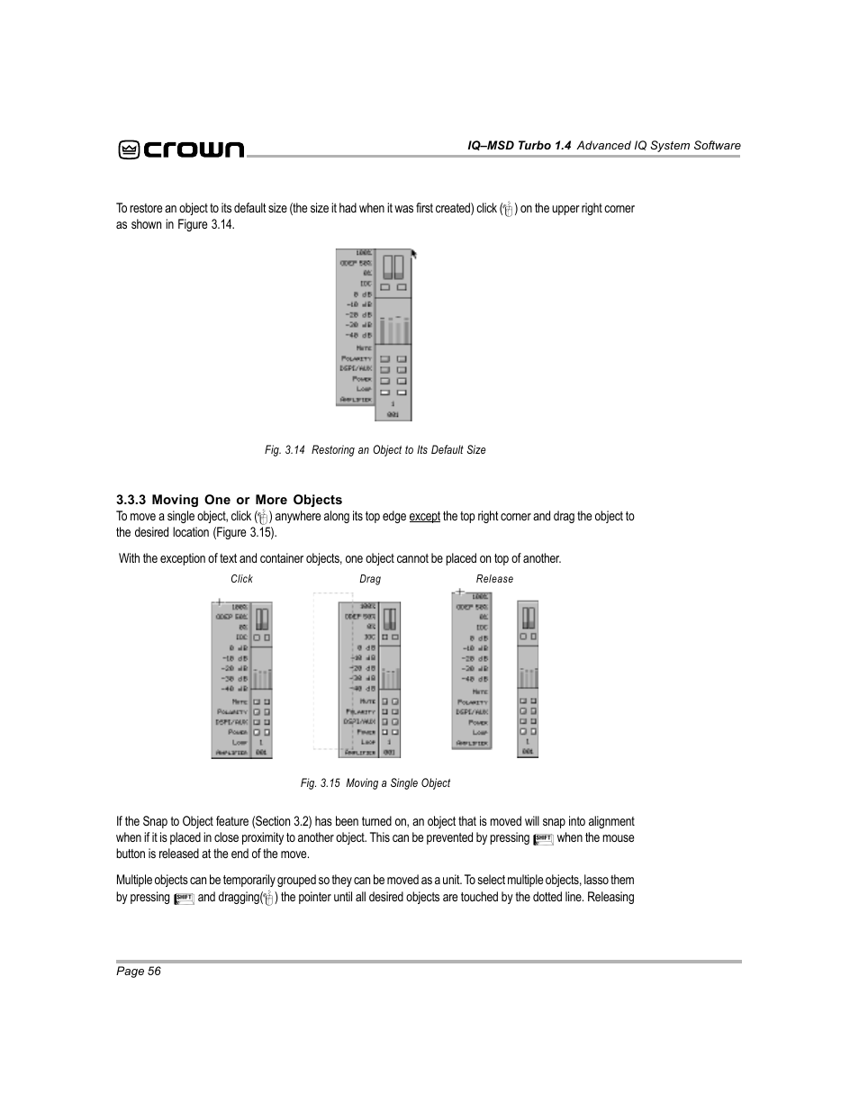 Crown Audio IQ-MSD Turbo Software User Manual | Page 56 / 222