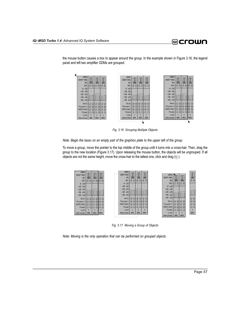 Crown Audio IQ-MSD Turbo Software User Manual | Page 57 / 222