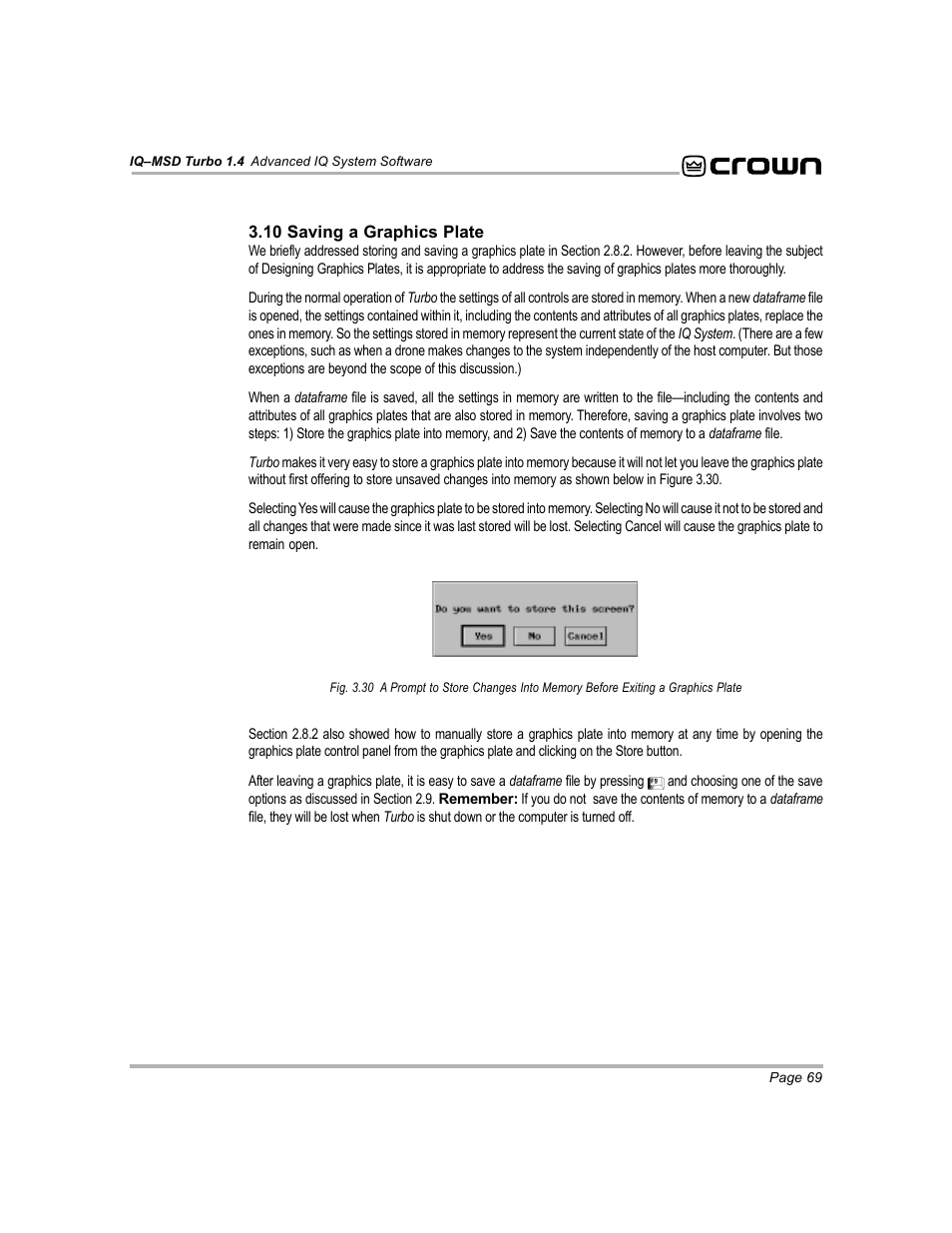 Crown Audio IQ-MSD Turbo Software User Manual | Page 69 / 222