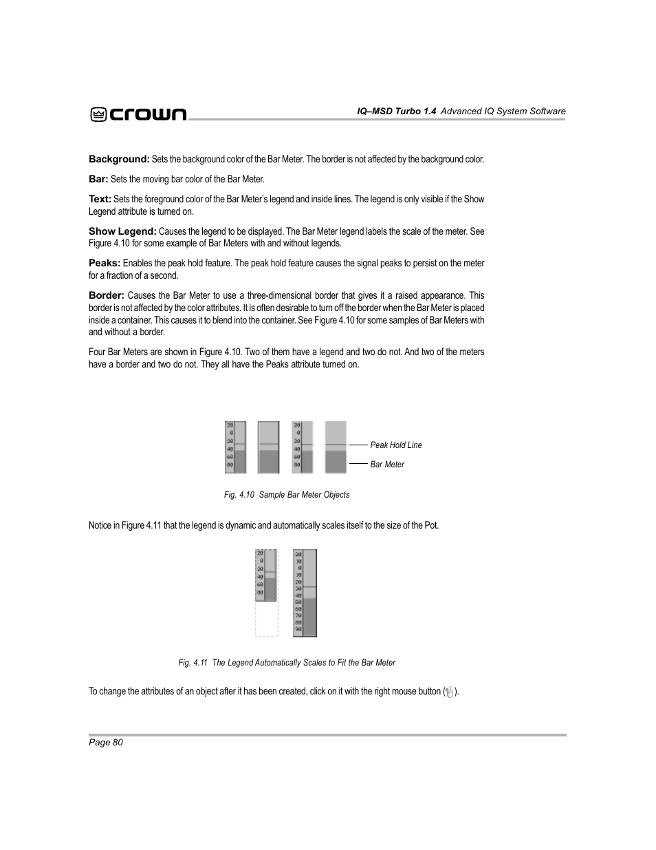 Crown Audio IQ-MSD Turbo Software User Manual | Page 80 / 222