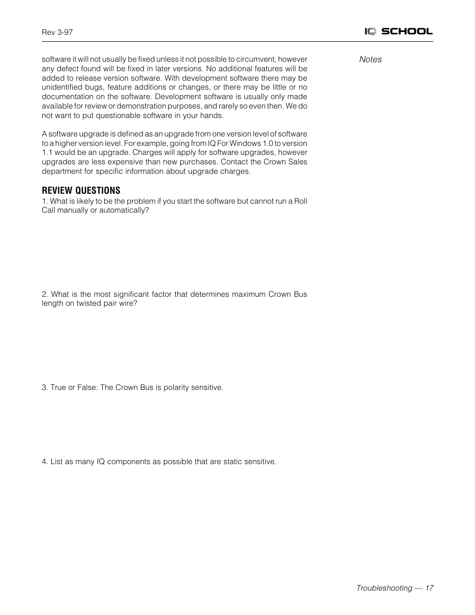 Crown Audio IQ System User Manual | Page 17 / 18