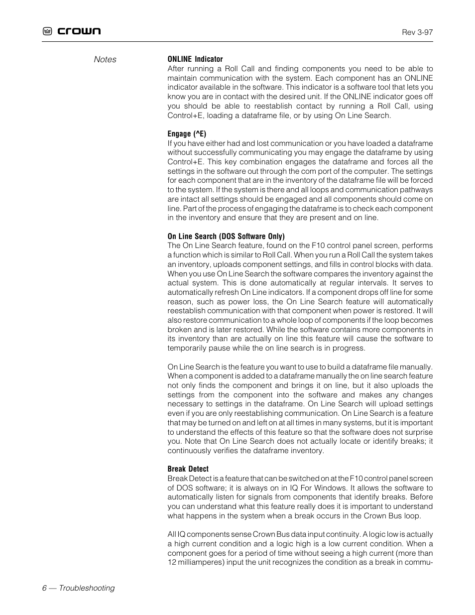 Crown Audio IQ System User Manual | Page 6 / 18