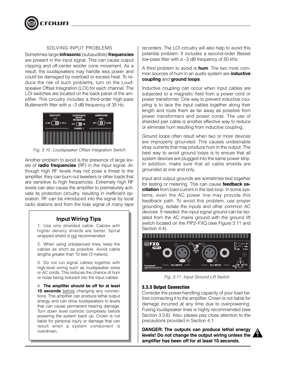 Crown Audio Macro-Tech MA-5000VZ User Manual | Page 17 / 43