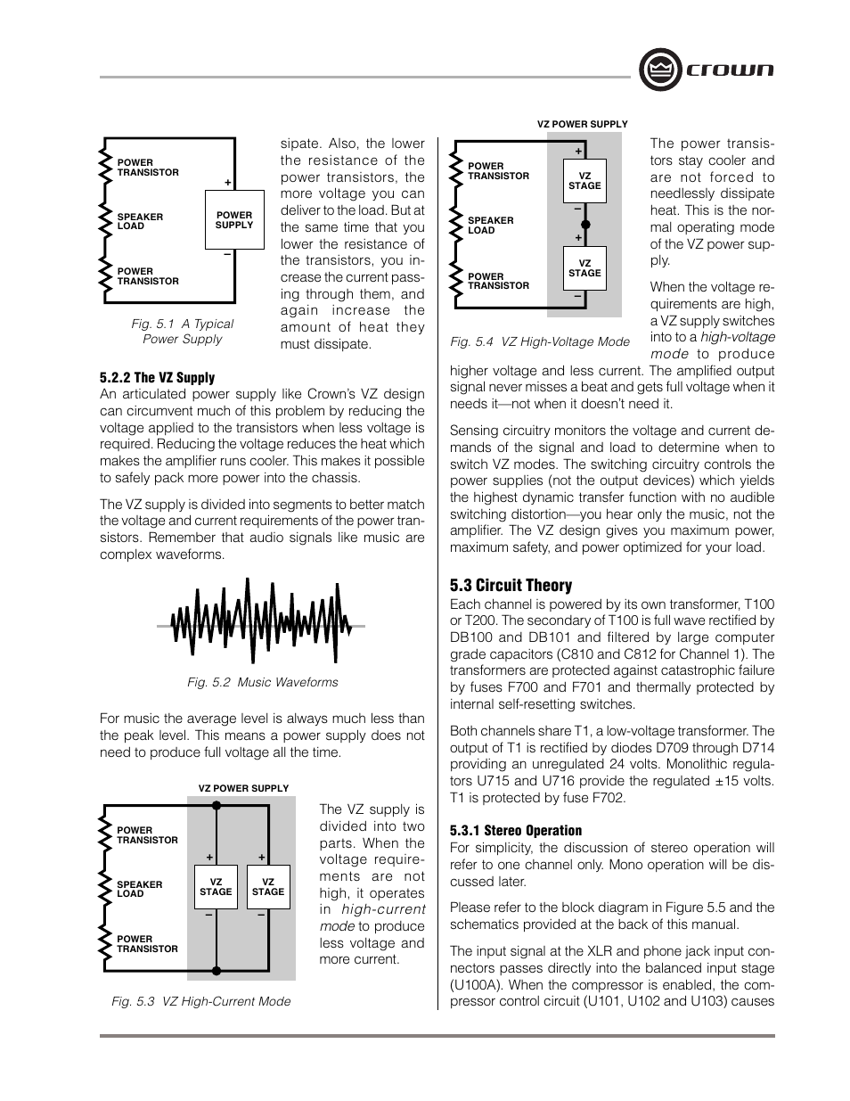 3 circuit theory | Crown Audio Macro-Tech MA-5000VZ User Manual | Page 28 / 43