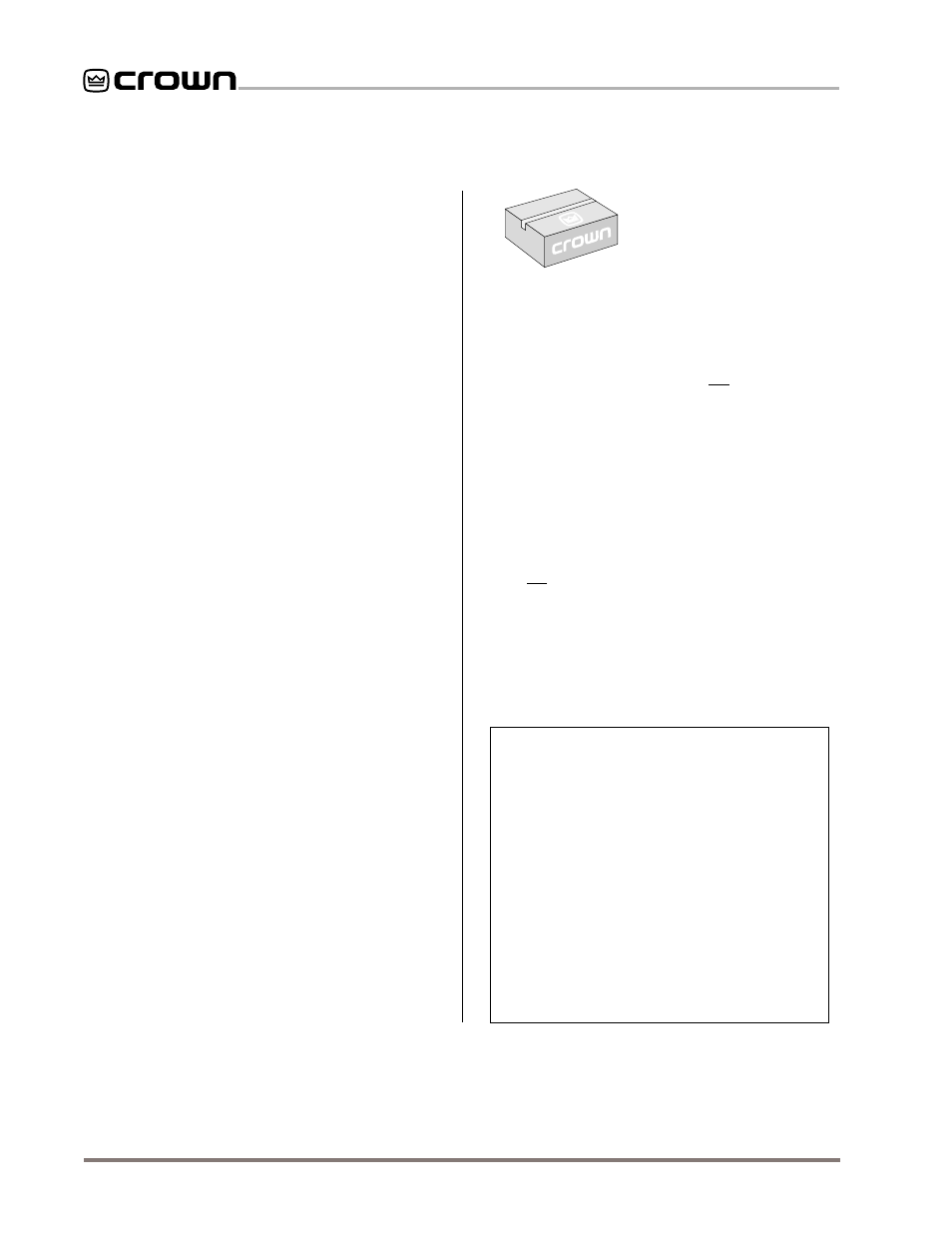 Service info, 7 service | Crown Audio PSI User Manual | Page 16 / 17