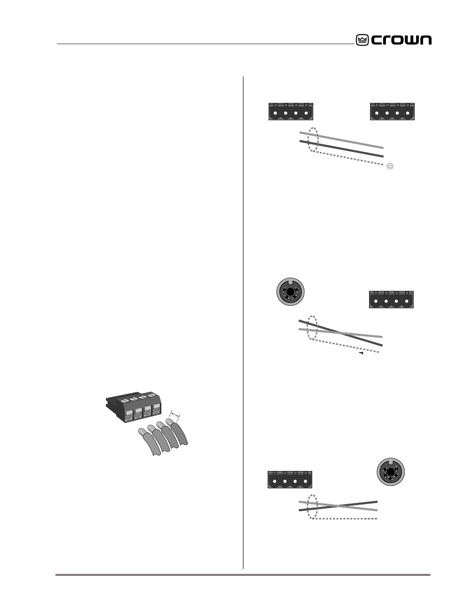 Bus connections | Crown Audio PSI User Manual | Page 9 / 17