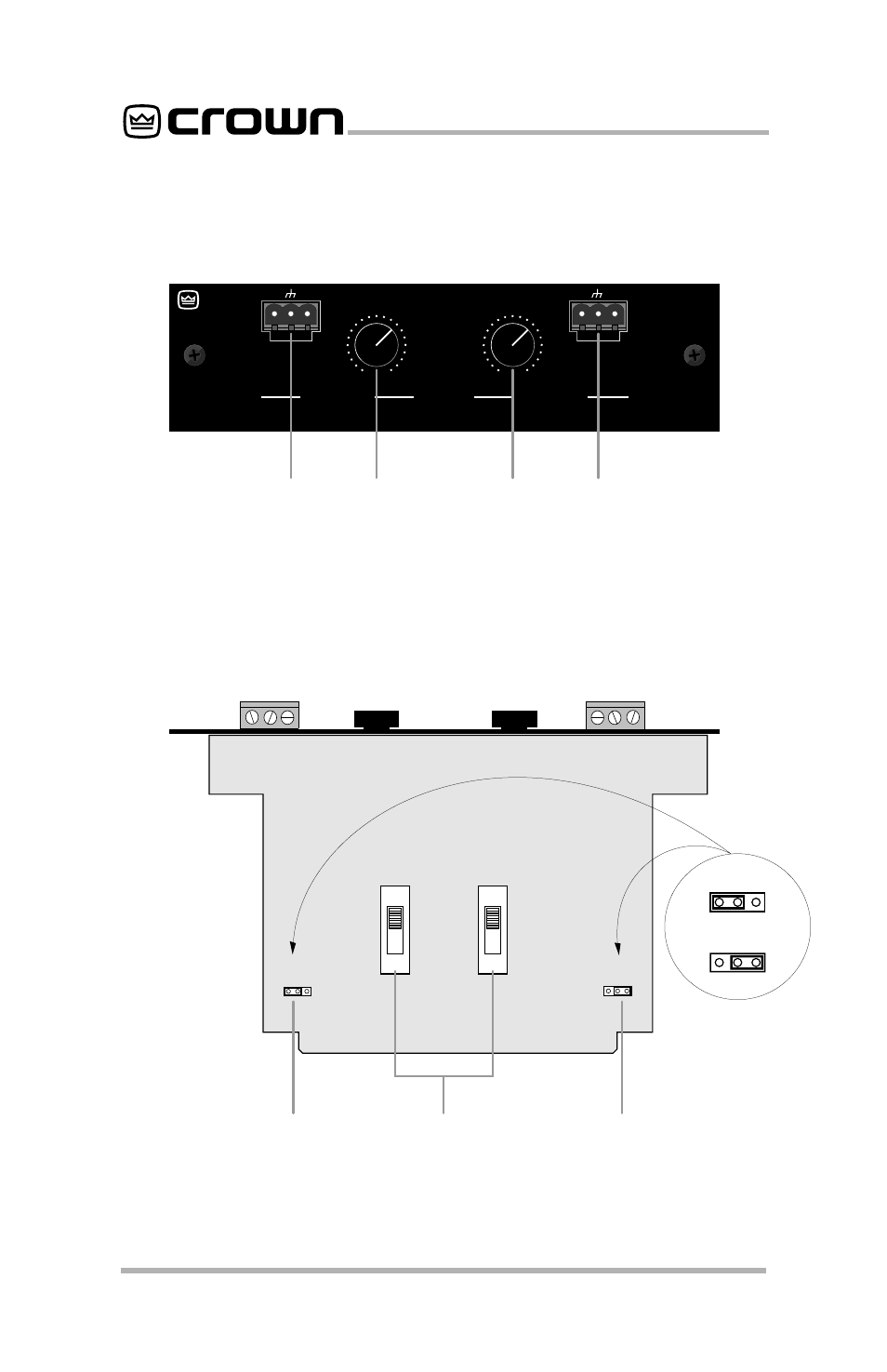Ba b a, Page 2 p.i.p.–atnb, S2 s1 | On off, Fig. 1.2 bottom view fig. 1.1 front view | Crown Audio P.I.P.-ATNb User Manual | Page 2 / 8