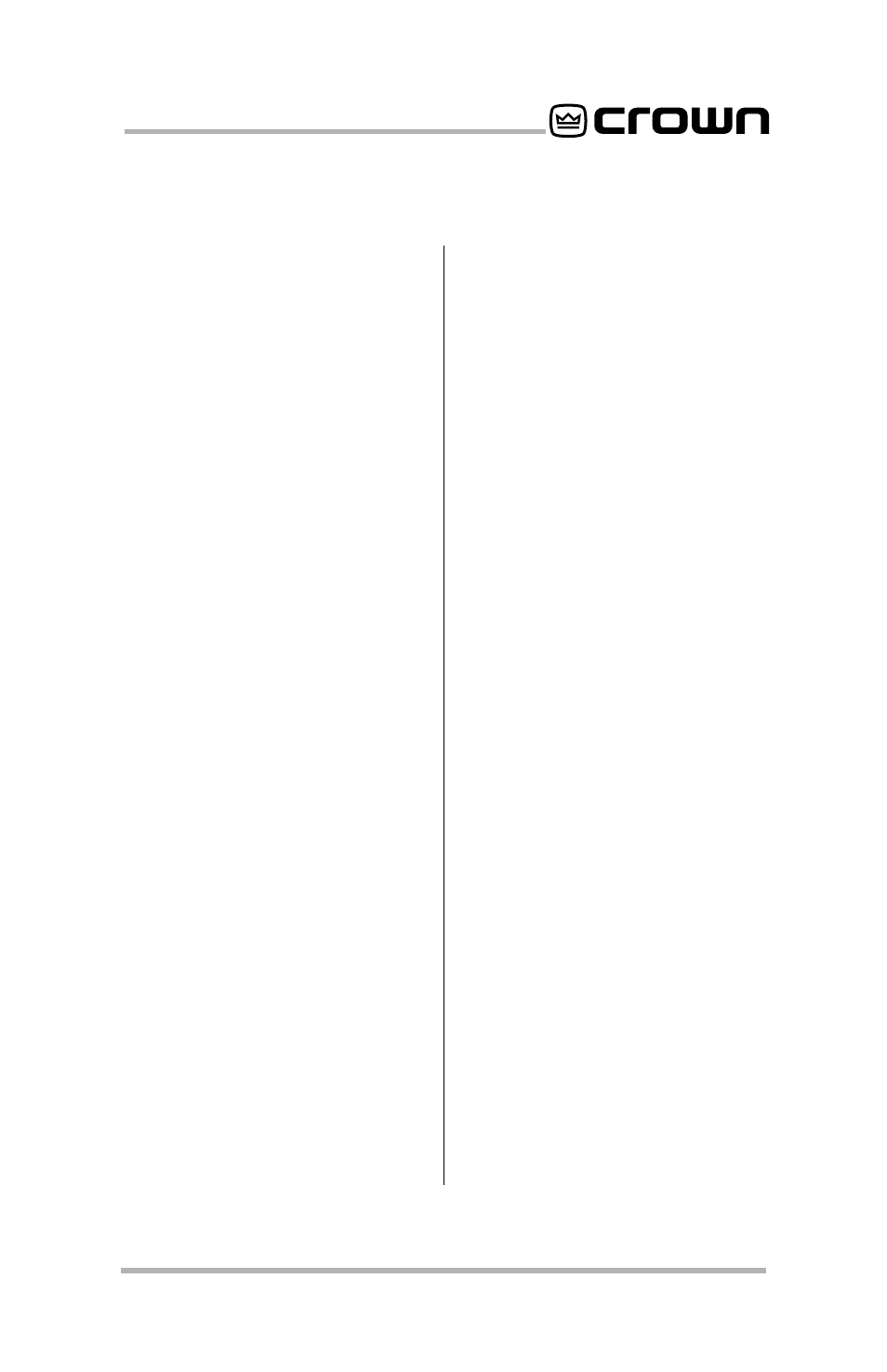 1 welcome, Facilities, Features | Crown Audio P.I.P.-ATNb User Manual | Page 3 / 8