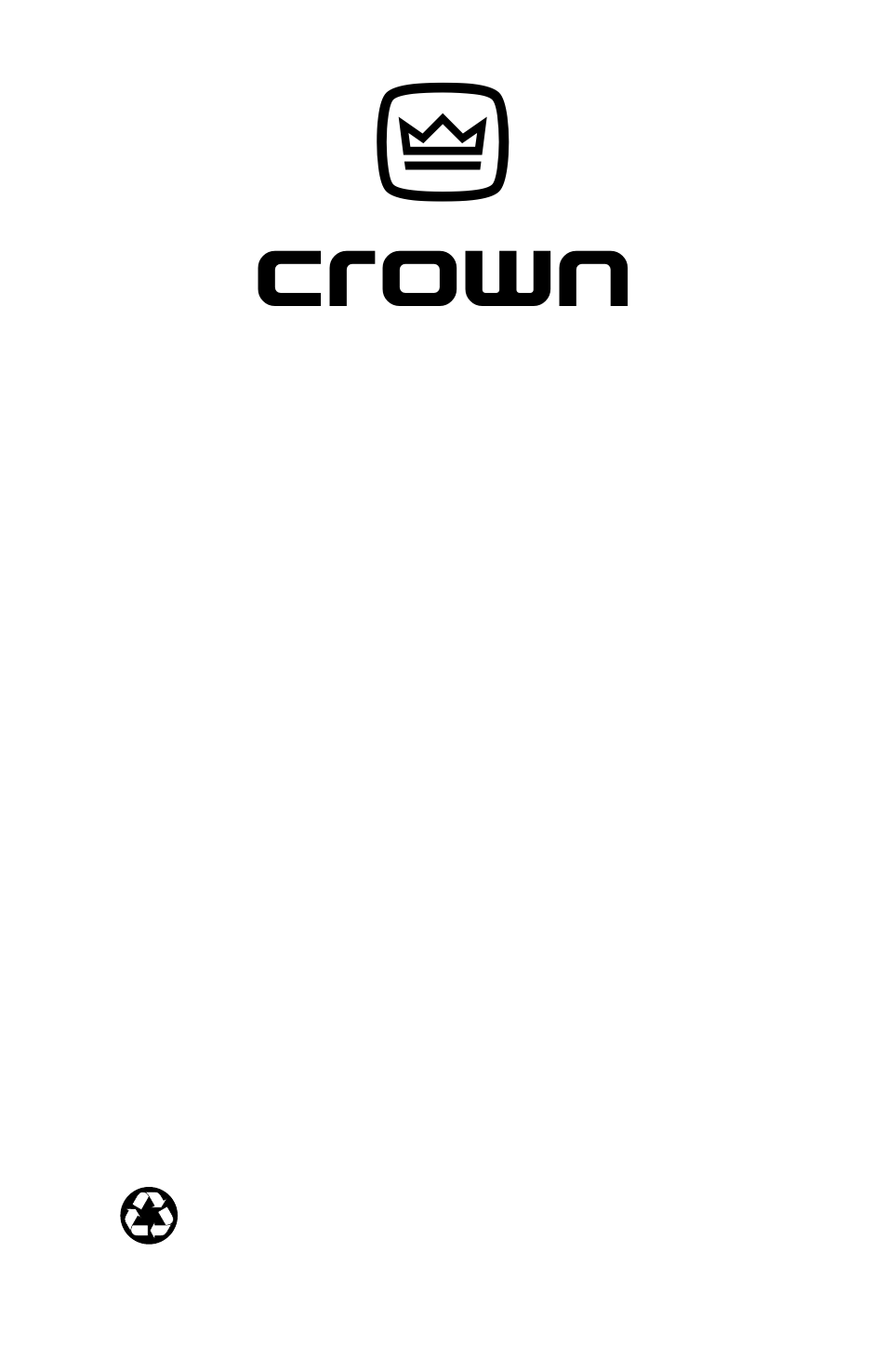 Crown Audio SMX-6 Backup Retro Module User Manual | 4 pages