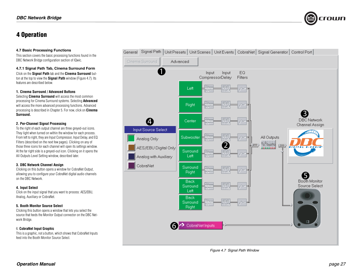 Crown Audio DBC Network Bridge User Manual | Page 27 / 84