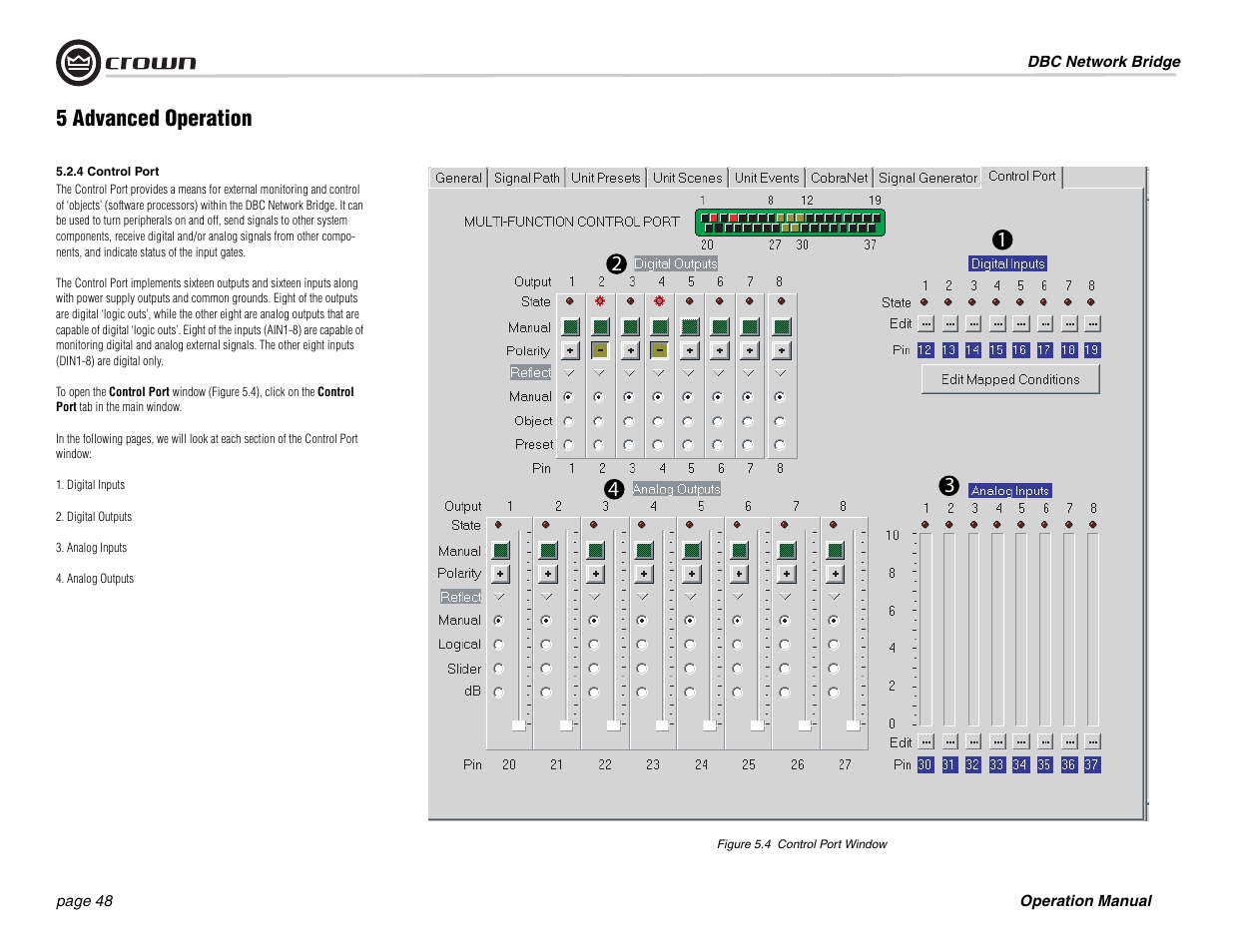 Crown Audio DBC Network Bridge User Manual | Page 48 / 84