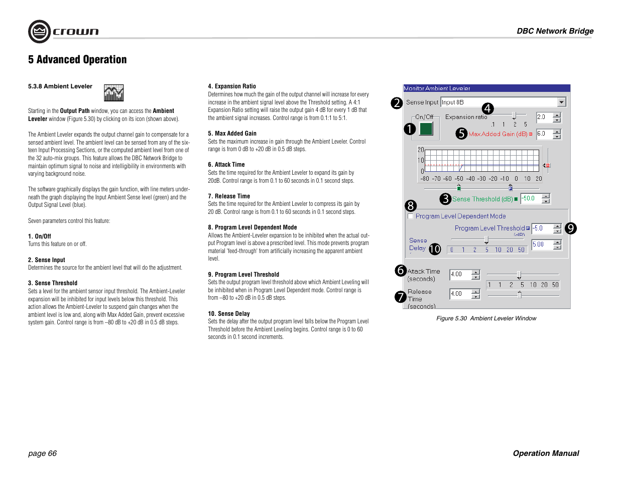 Crown Audio DBC Network Bridge User Manual | Page 66 / 84