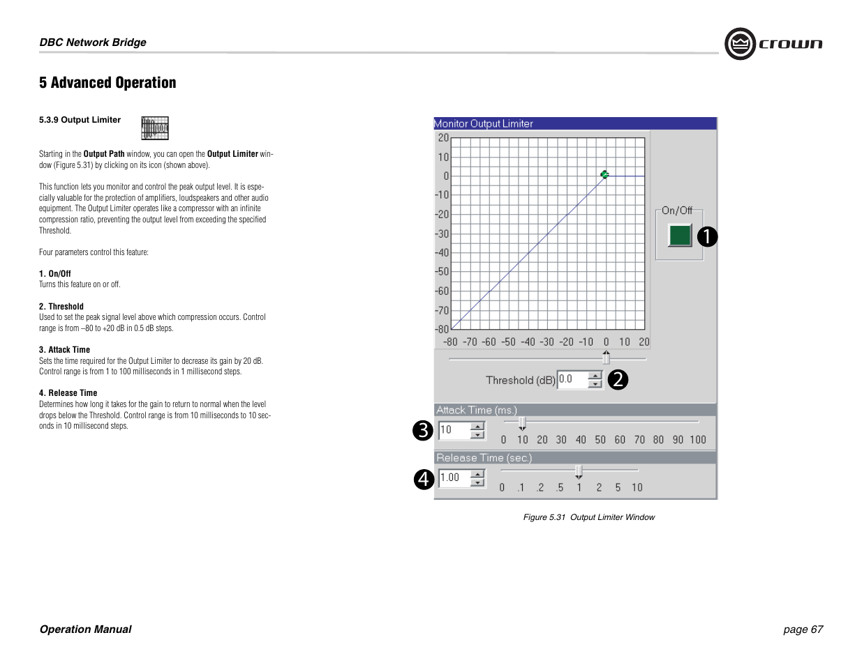 Crown Audio DBC Network Bridge User Manual | Page 67 / 84