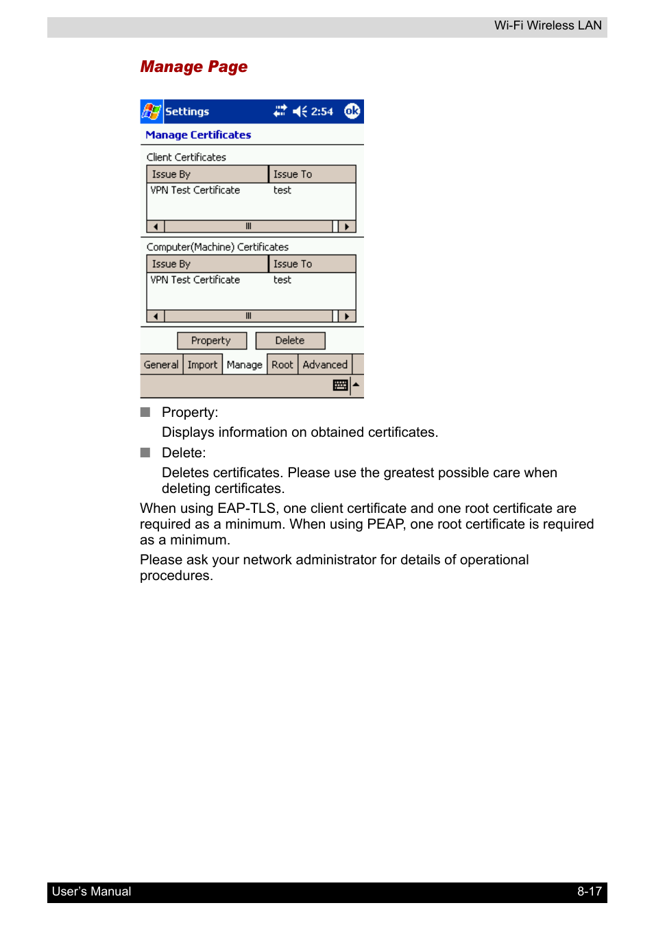 Toshiba Pocket PC e800 User Manual | Page 118 / 223