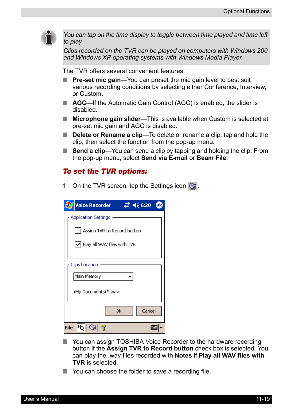 Toshiba Pocket PC e800 User Manual | Page 174 / 223