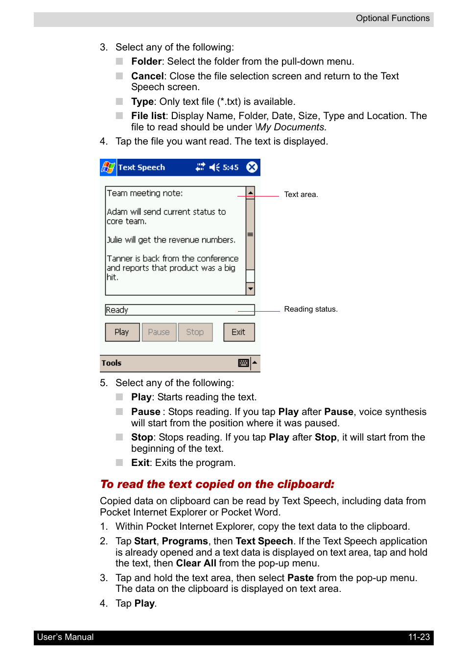 Toshiba Pocket PC e800 User Manual | Page 178 / 223