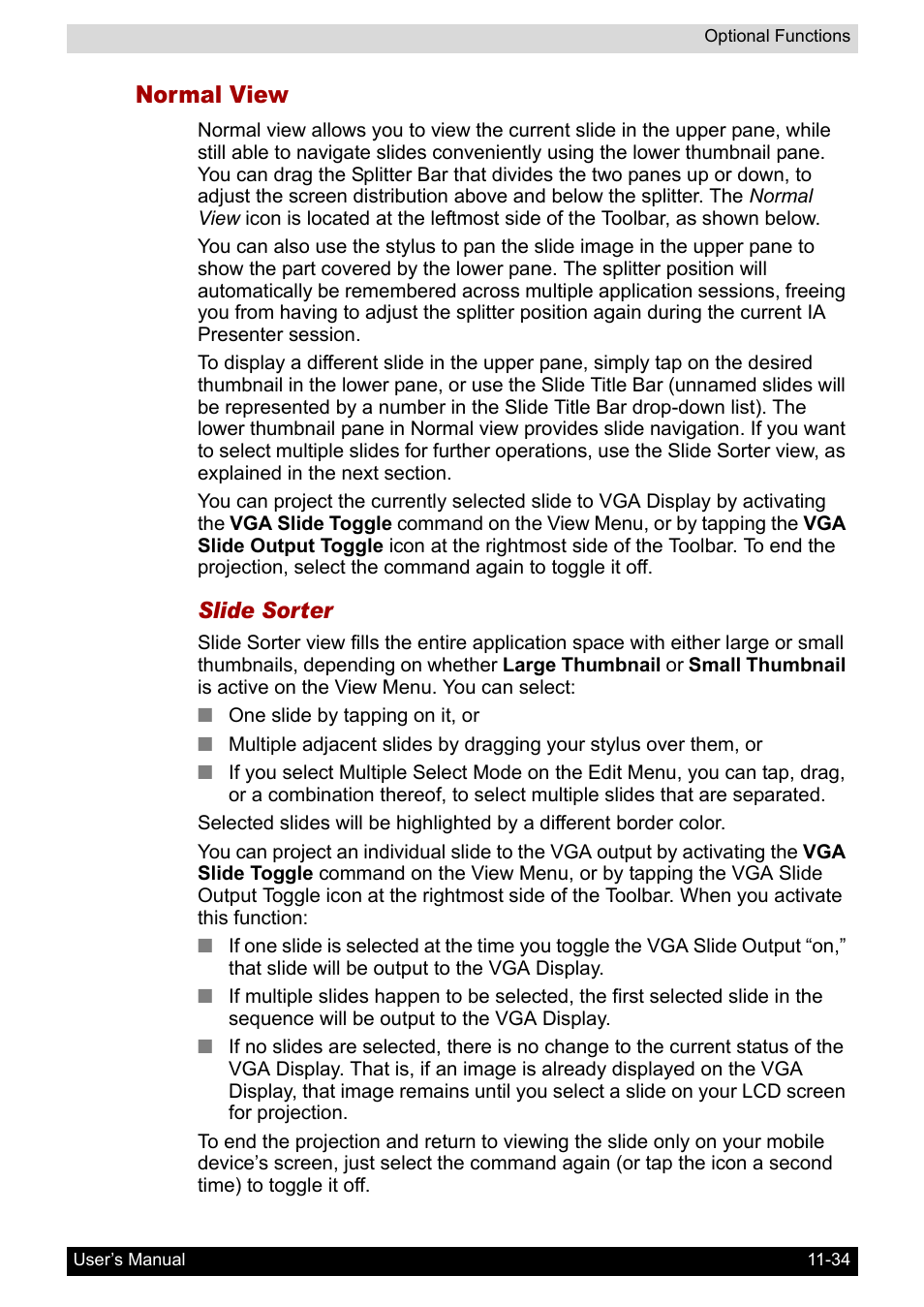 Normal view | Toshiba Pocket PC e800 User Manual | Page 189 / 223