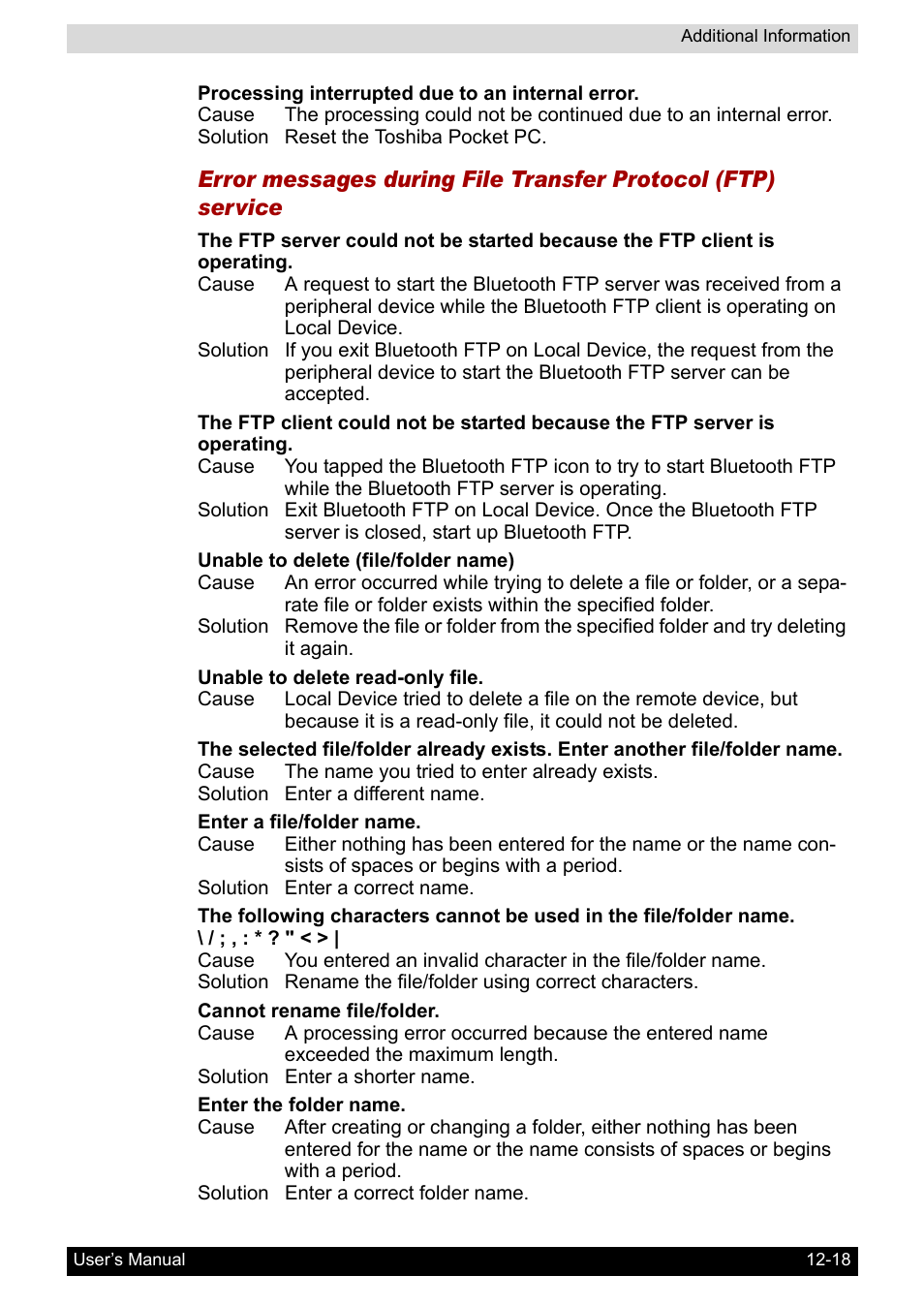 Toshiba Pocket PC e800 User Manual | Page 216 / 223