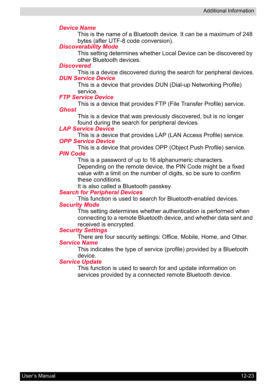 Toshiba Pocket PC e800 User Manual | Page 221 / 223