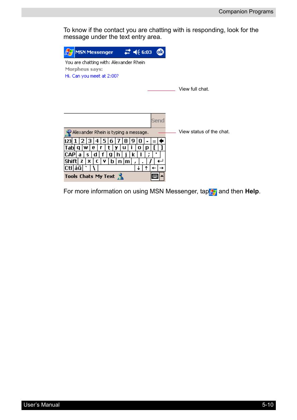 Toshiba Pocket PC e800 User Manual | Page 82 / 223