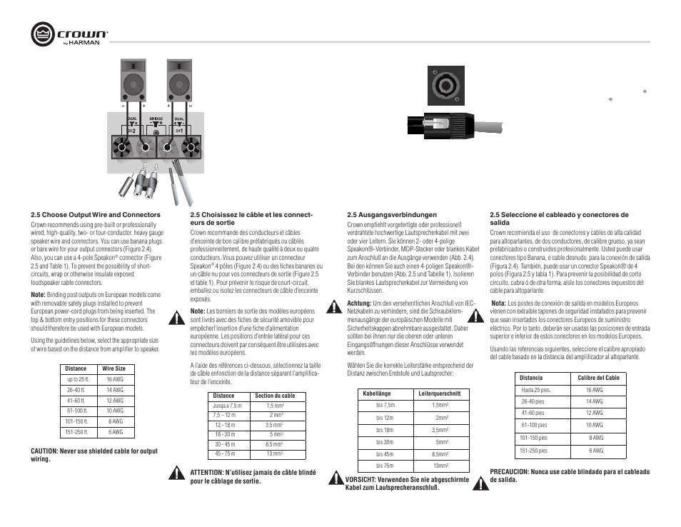Crown Audio XTi Series User Manual | Page 10 / 48