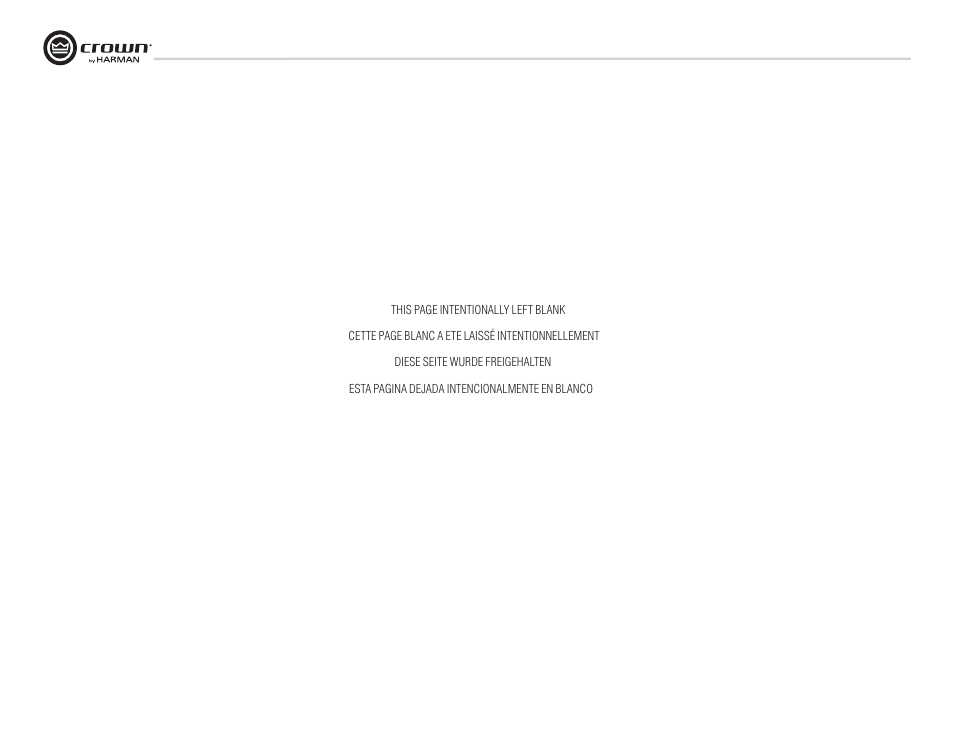 Crown Audio XTi Series User Manual | Page 42 / 48