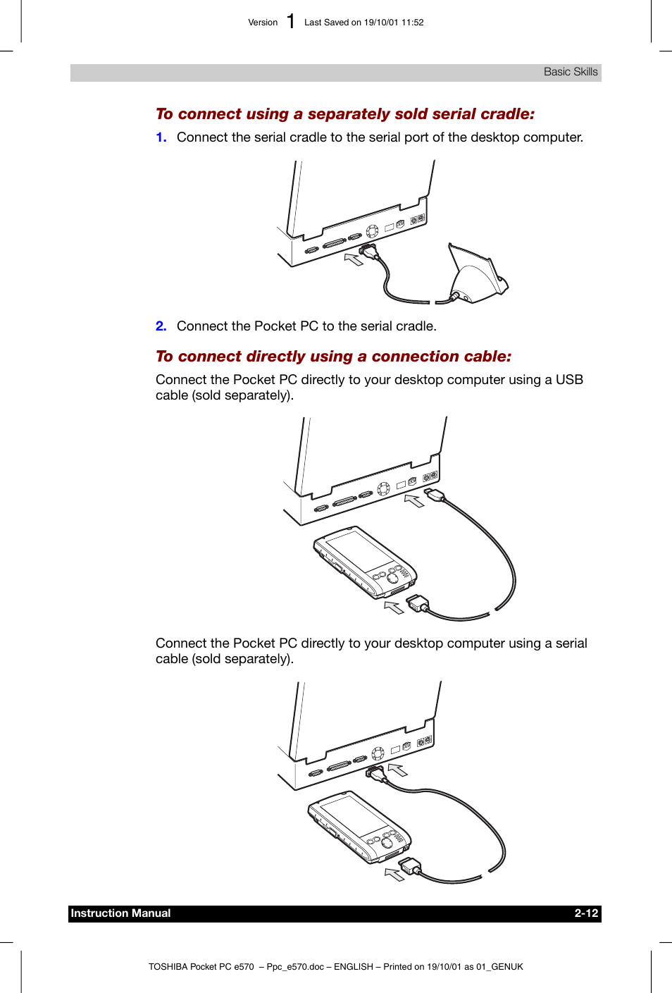 Toshiba Pocket PC e570 User Manual | Page 24 / 103