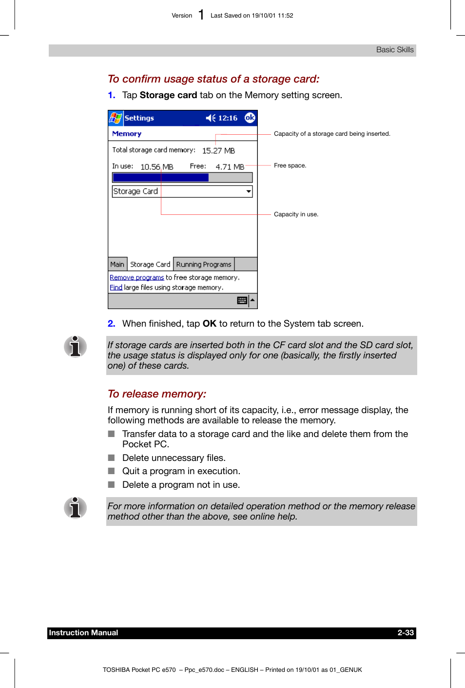 Toshiba Pocket PC e570 User Manual | Page 45 / 103