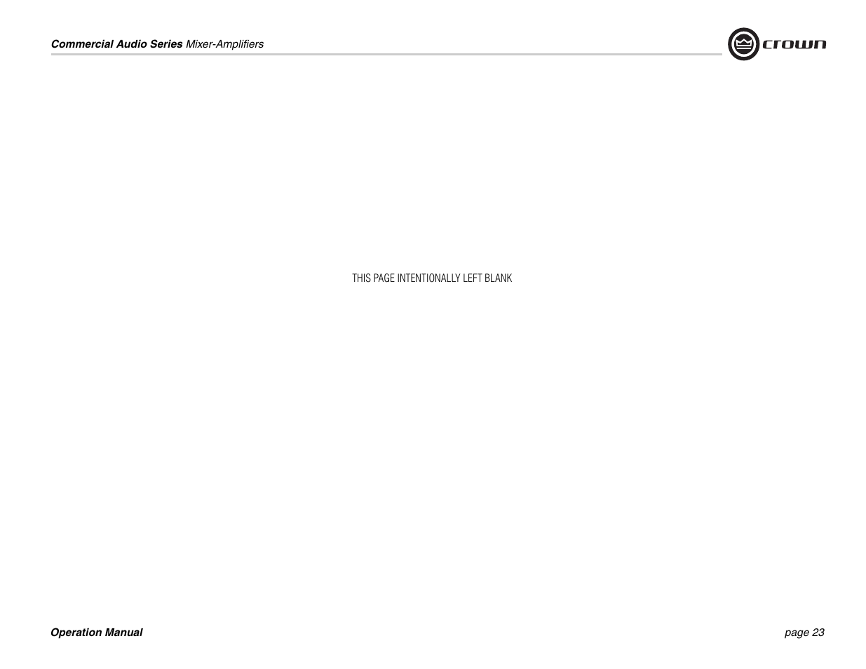 Crown Audio 140MPA User Manual | Page 23 / 24
