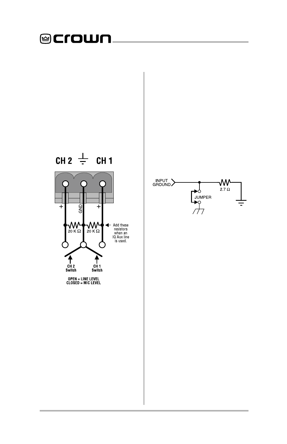 Crown Audio P.I.P.-PA User Manual | Page 10 / 20