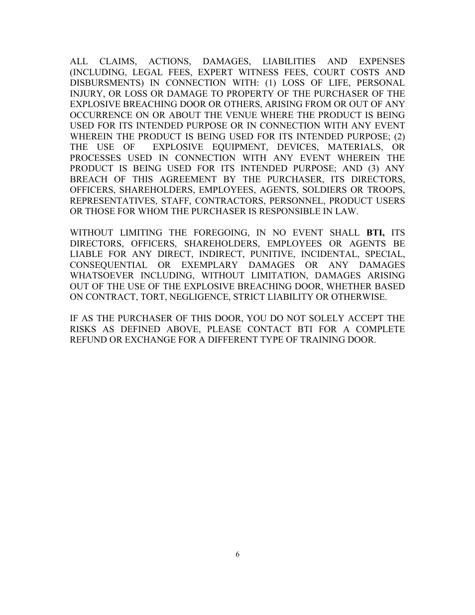 Breaching Technologies Explosive Breaching Kit User Manual | Page 6 / 19