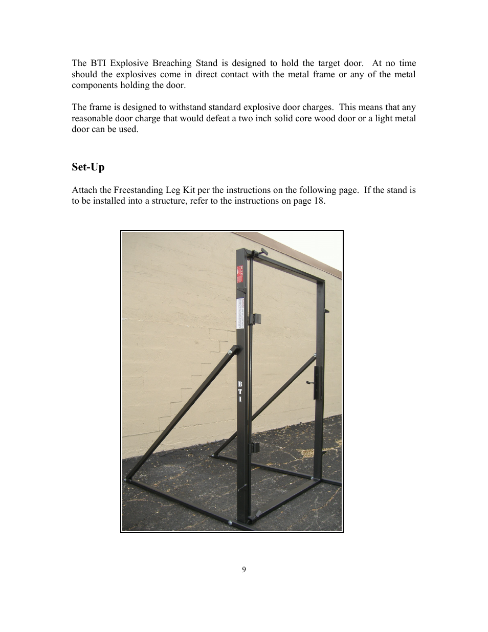 Breaching Technologies Explosive Breaching Kit User Manual | Page 9 / 19
