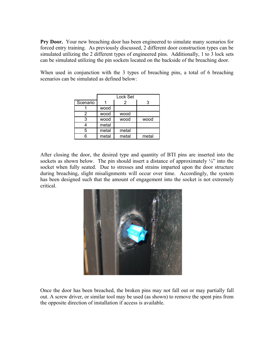 Breaching Technologies Pry Breaching Door User Manual | Page 7 / 10