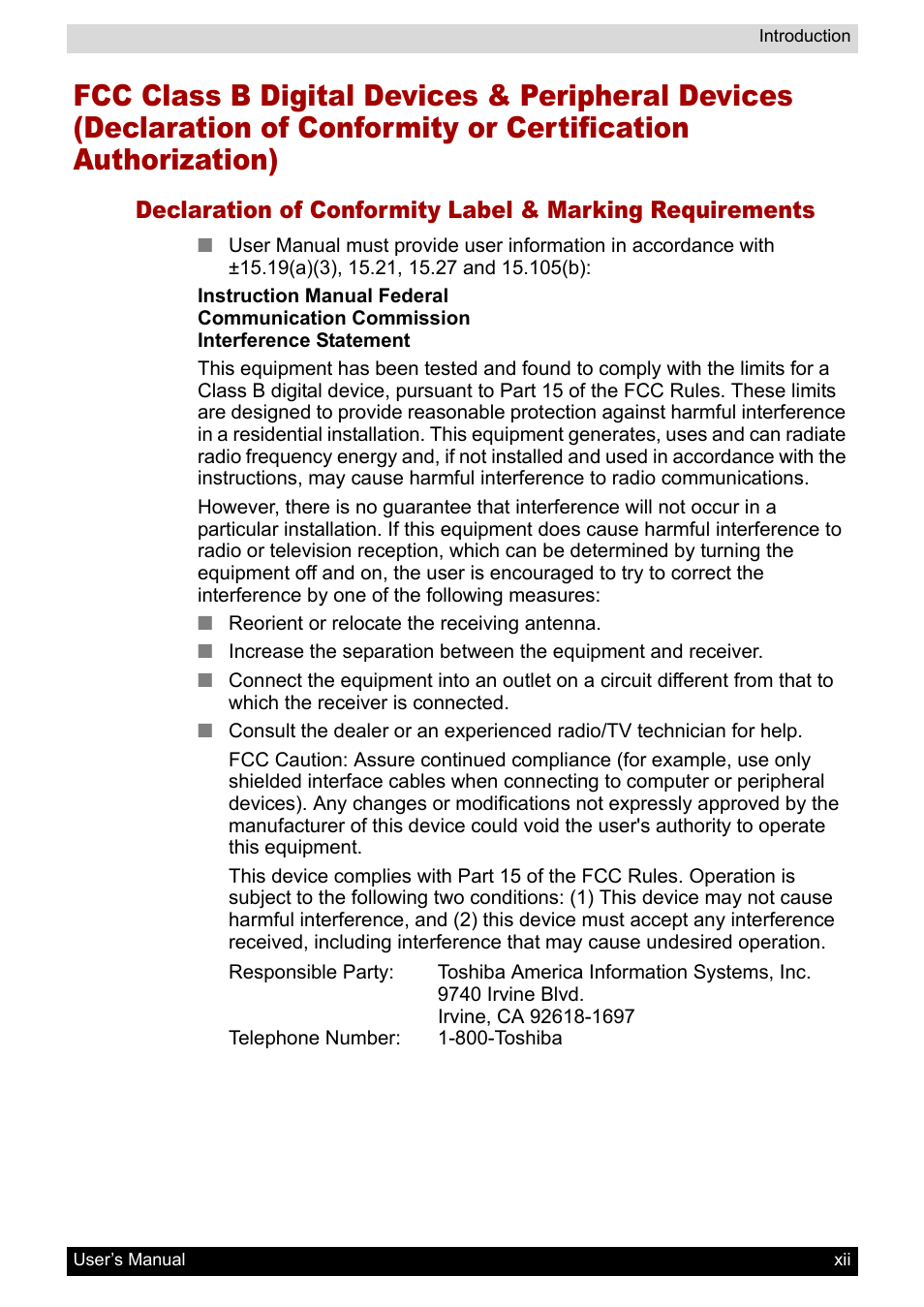 Toshiba Pocket PC e400 User Manual | Page 12 / 116