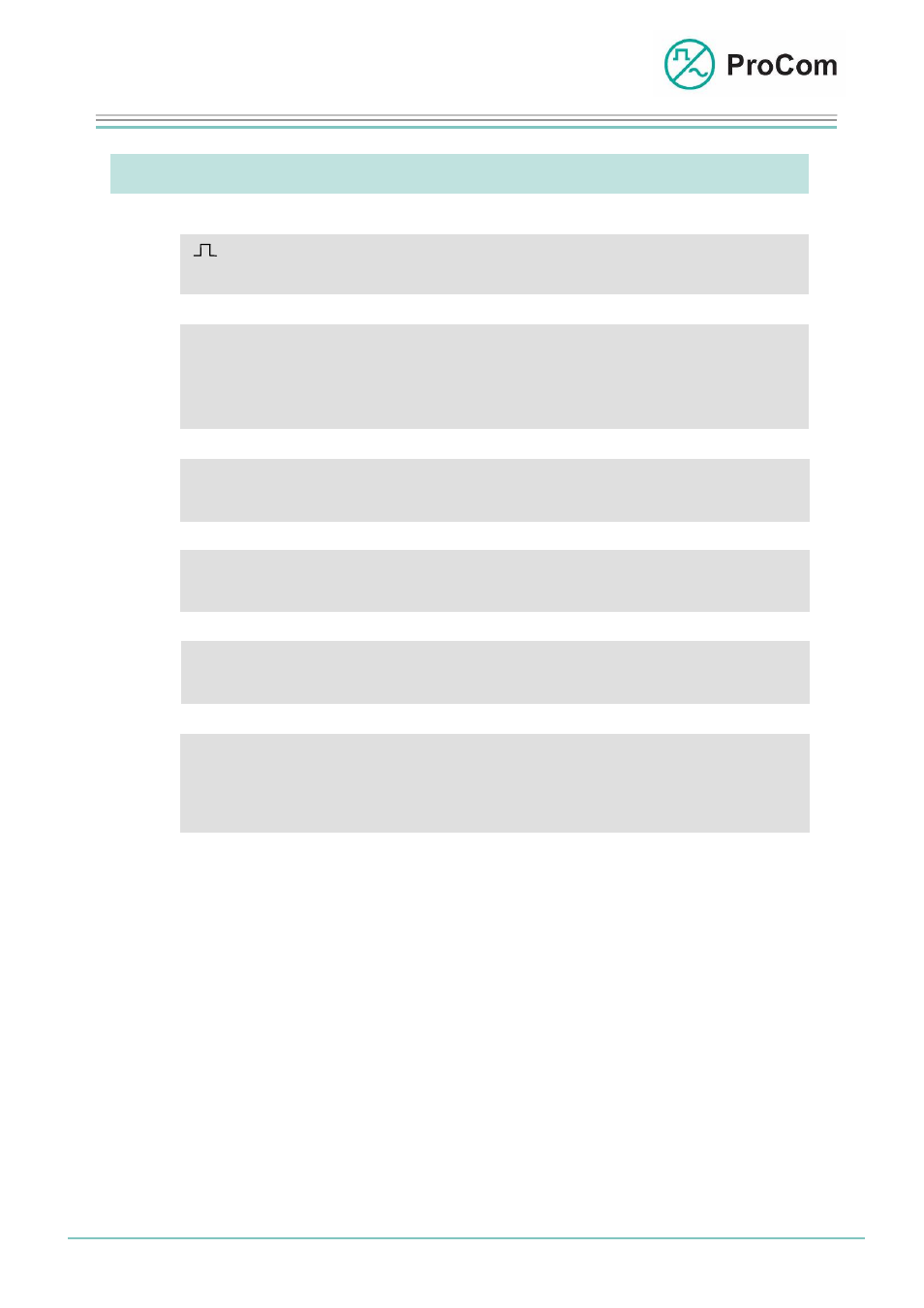 Data sheet, 4ios | Procom 4IOS User Manual | Page 6 / 8