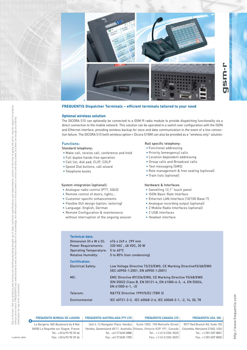 Procom DICORA S15 User Manual | Page 2 / 2