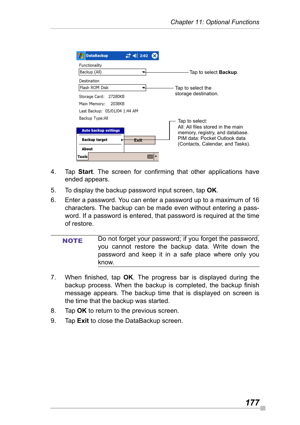 Toshiba Pocket Pc e830 User Manual | Page 177 / 228