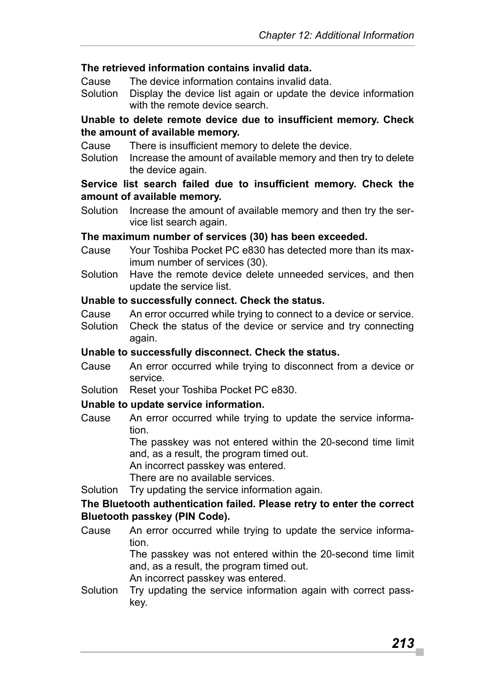 Toshiba Pocket Pc e830 User Manual | Page 213 / 228