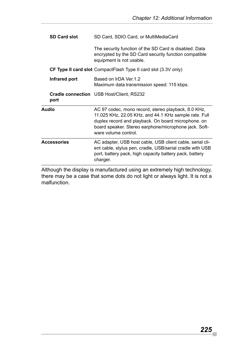 Toshiba Pocket Pc e830 User Manual | Page 225 / 228